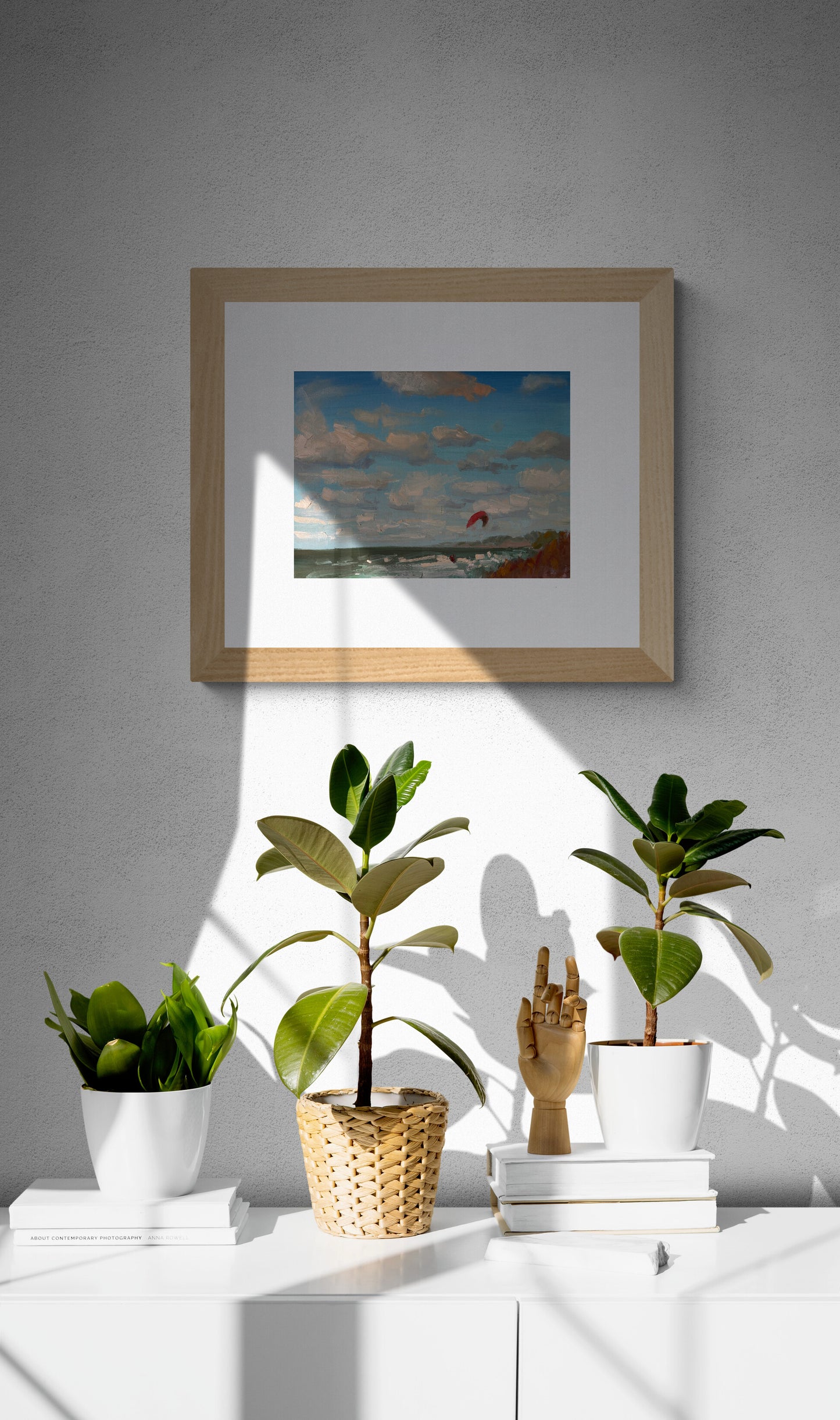 Windy day by the sea