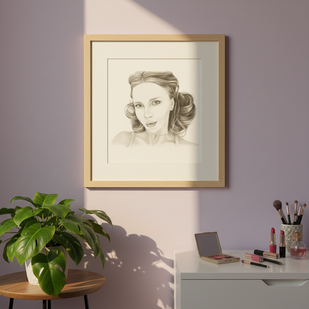 Custom Portrait from Your Photo (Graphite Pencil)